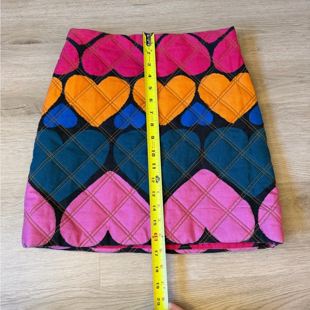 Stunning farm rio full of hearts quilted skirt - Picture 4 of 5